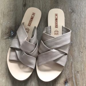 Sol Sana slip on sandals, size 39